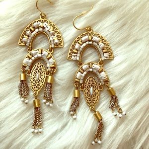 Stella &Dot Mirage chandelier earrings